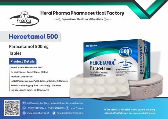 Hercetamol 500-100